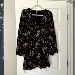 Free People Bell Sleeve Babydoll Dress